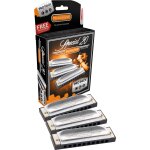 Hohner special 20 progressive c / g / a pro pack set de 3 harmonicas diatoniques