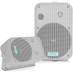 Home enceinte d'extrieur 500w, paire d'enceintes impermables, haut parleur etanche monte au mur / ...