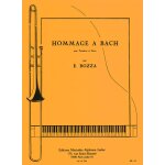 Eugne bozza : hommage a bach - recueil trombone et piano 9790046217883 al21788