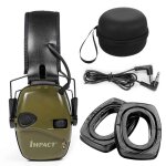 Honeywell dulelectronic shooting earmuff, anti - bruit, sauna, tlphone, amplification du son, protection ...
