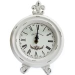 Horloge de bureau en bois r�tro nostalgique � piles, simple, r�veil de table � suspendre, 2025