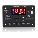 Hot - 12v bluetooth 5. 0 lecteur mp3 dcodeur conseil 2x40w voiture amplificateur fm radio tech support ...