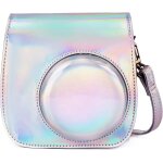 Housse compatible avec appareil photo instantan�s instax mini 12 / 11, pochette cam�ra sacoche rangement ...