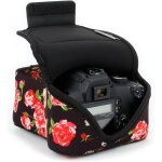 Housse pour appareil photo reflex numérique avec protection en néoprène, boucle de ceinture holster compatible ... Housse pour appareil photo reflex numérique avec protection en néoprène, boucle de ceinture holster compatible ...
