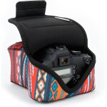 Housse pour appareil photo reflex numérique avec protection en néoprène, boucle de ceinture holster compatible ... Housse pour appareil photo reflex numérique avec protection en néoprène, boucle de ceinture holster compatible ...
