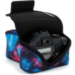 Housse pour appareil photo reflex numérique avec protection en néoprène, boucle de ceinture holster compatible ... Housse pour appareil photo reflex numérique avec protection en néoprène, boucle de ceinture holster compatible ...