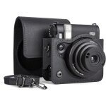 Housse fuji instax mini 99, etui de protection en cuir pu compatible avec appareil photo instantan instax ...