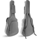 Housses pour guitare acoustique avec rembourrage epais de 10, 6 mm, tissu oxford imperméable, gris, pour ... Housses pour guitare acoustique avec rembourrage epais de 10, 6 mm, tissu oxford imperméable, gris, pour ...