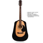 Housse de guitare en velours, sac de protection classique pour arc acoustique