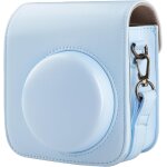 Housse pour instax mini 12, de housse protection en cuir pu compatible avec appareil photo instantan ...