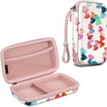 Housse compatible avec mini 2 retro / step / mini 2 hd imprimante photo, eva etui rigide de protection ...