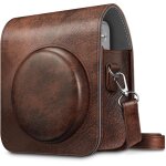 Housse pour mini 90 neo classic appareil photo instantan� sac de cam�ra en cuir v�g�talien voyage cam�ra ...