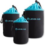 Housse pour objectifs d`appareil photo en noprne avec doublure en polaire : etui, poche pour protger ...