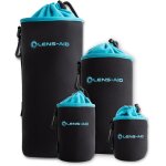 Housse pour objectifs d'appareil photo en n�opr�ne avec doublure en polaire : etui, poche pour prot�ger ...