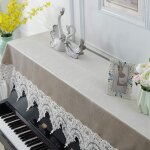 Housse de piano anti - poussière, 1 pièce, accessoire de piano, housse décorative en dentelle, blanc ... Housse de piano anti - poussière, 1 pièce, accessoire de piano, housse décorative en dentelle, blanc ...