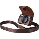 Housse de protection pour canon powershot sx720 hs sx730 sx740 hs appareil photo, etui en cuir pu powershot ...