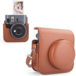Housse de protection pour instax mini 41 appareil photo instantan�, vintage �tui en cuir pu pour fuji ...