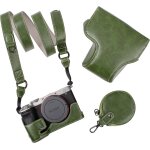 Housse de protection pour sony a7c ii retro cuir pu etui pour appareil photo a7c2 / a7c ii / alpha ...