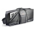Housse standard en nylon noir pour clavier stagg k10 - 150