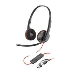 Hp poly blackwire 3220 - blackwire 3200 series - micro - casque - sur - oreille - filaire - usb - c - ...