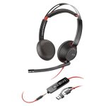 Hp poly blackwire 5220 - micro - casque - sur - oreille - filaire - usb - c, jack 3, 5mm, usb - a - noir ...