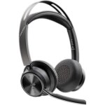 Hp poly voyager focus 2 - micro - casque - sur - oreille - bluetooth - sans fil - suppresseur de bruit ...