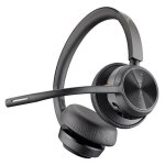 Hp poly voyager 4320 - micro - casque - sur - oreille - bluetooth - sans fil - noir - certifi� pour microsoft ...