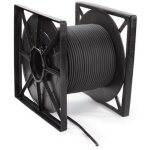 Hq power - c�ble ofc pour microphone - double gaine - noir - 100 m