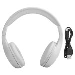 Hrd601 casque fm bluetooth casque pliable carte mobile jeu de musique écouteur pour extérieur blanc Hrd601 casque fm bluetooth casque pliable carte mobile jeu de musique écouteur pour extérieur blanc