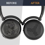 Hryu - mousse coussin coussinets pour akg y500 bluetooth sans fil pliable casque, coussinets avec cuir ... Hryu - mousse coussin coussinets pour akg y500 bluetooth sans fil pliable casque, coussinets avec cuir ...