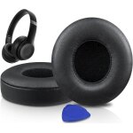 Hryu - mousse coussin coussinets en peau d'agneau pour beats solo 4 casque supra - auriculaire sans fil, ...