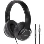 Hs0053 casque stro de haute qualit avec microphone, commandes intgres, coussinets souples et arceau ...