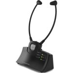 Ht381 casque sans fil optique tv avec balance g / d, contrle volume amlior pour personnes ages, mode ...