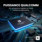 Ht41866 - q - casque tv sans fil duo pour tlvision, double bluetooth ecouteurs tour de cou, autonomie ...