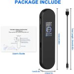 Huee - 64go dictaphone, enregistreur vocal, enregistreur audio rechargeable transfert de donnes usb ...