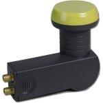 Humax - tête lnb 122 or, monobloc simple, universelle pour récepteurs satellite analogiques et numérique, ... Humax - tête lnb 122 or, monobloc simple, universelle pour récepteurs satellite analogiques et numérique, ...