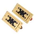 Humbucker de basse a 4 cordes, micro a double bobine en or pour guitare basse, facile a installer