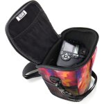 Hybrid camera bag with slr accessories storage and waterproof cover - compatible with canon, pentax, ... Hybrid camera bag with slr accessories storage and waterproof cover - compatible with canon, pentax, ...