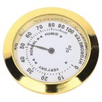 Hygrom�tre rond pour instrument de mesure de l'humidit�, pour violon, guitare, etui, entretien