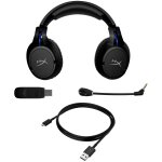 Hyperx cloud flight gaming - micro - casque - circum - aural - 2, 4 ghz - sans fil - jack 3, 5mm - noir, ...