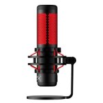 Hyperx quadcast - microphone - usb - rouge et noir - pour victus by hp laptop 15, 16; laptop 14, 15, ...