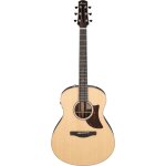 Ibanez aam780e platinum collection natural high gloss guitare electro - acoustique folk avec etui