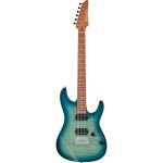 Ibanez az24s1f transparent turquoise burst guitare electrique