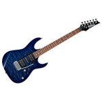Ibanez grx70qa - tbb - transparent blue burst - guitare electrique