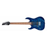 Ibanez grx70qal - tbb - guitare electrique gaucher - transparent blue burst