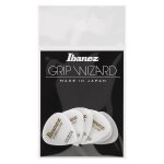 Ibanez ppa16xrgwh - pack de 6 médiators grip wizard série rubber grip blanc - extra heavy - 1, 2mm Ibanez ppa16xrgwh - pack de 6 médiators grip wizard série rubber grip blanc - extra heavy - 1, 2mm