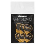 Ibanez ppa16xsgye - 6 médiators grip wizard série sand grip jaune - extra heavy - 1, 2mm Ibanez ppa16xsgye - 6 médiators grip wizard série sand grip jaune - extra heavy - 1, 2mm