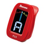Ibanez pu3 - rd - accordeur chromatique a pince - rouge Ibanez pu3 - rd - accordeur chromatique a pince - rouge