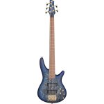 Ibanez sr305edx soundgear cosmic blue frozen matte basse electrique 5 cordes