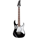 Ibanez steve vai signature jemjr - bk black guitare ?lectrique avec monkey grip